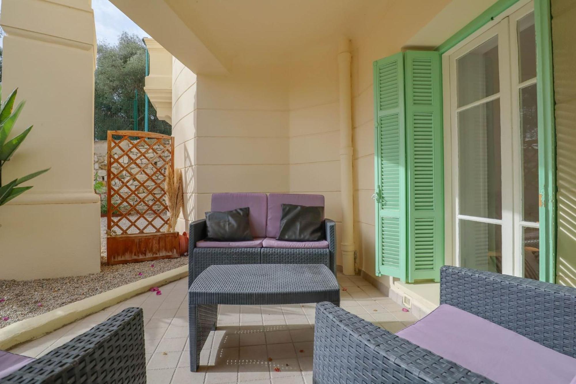 "Le Garavan Palace" Idyllique, Proche Gare Et Plage Menton Dış mekan fotoğraf